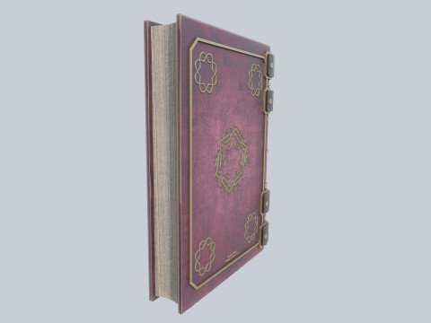 Fantasy book 3D Model