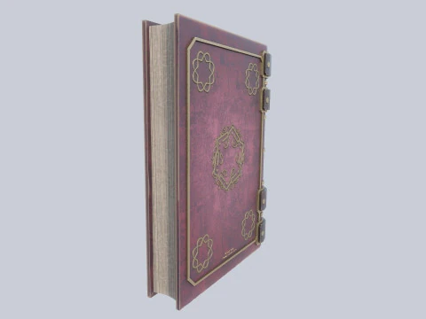 Fantasie boek 3D Model