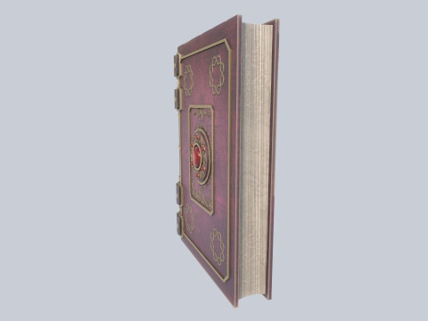 Fantasy book 3D Model