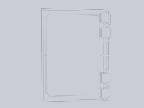 Fantasy book 3D Model
