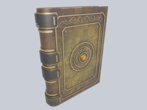 Fantasy book Modello 3D
