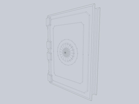 Fantasy book Modello 3D