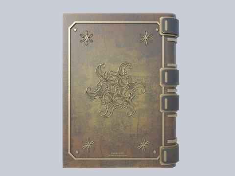 Fantasy book Modello 3D
