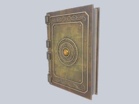 Fantasy book Modello 3D