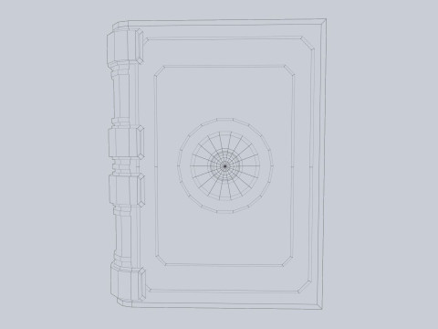 Fantasy book Modello 3D