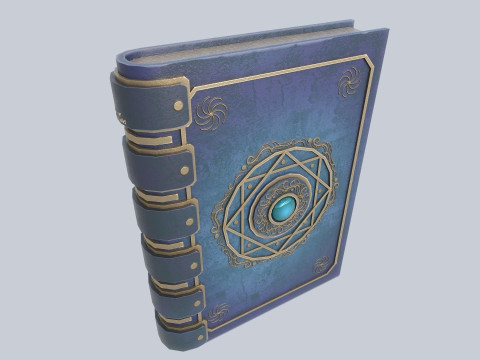 Fantasy book Modèle 3D