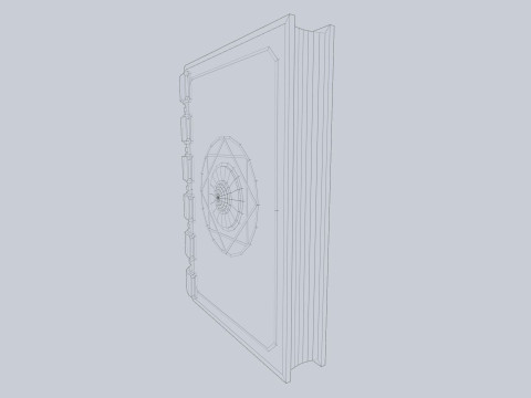Fantasy book Modèle 3D