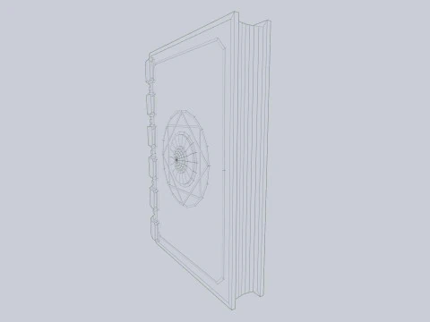 Fantasy book 3D Model