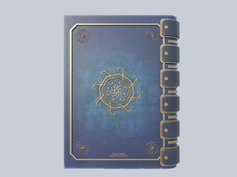 Fantasy book Modèle 3D