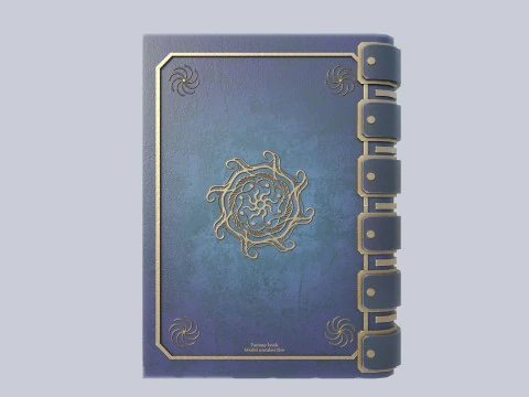 Fantasy book 3D Model