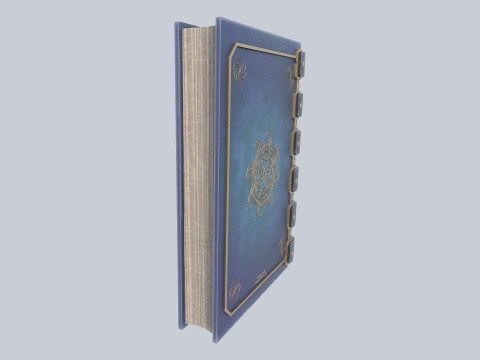 Fantasy book Modèle 3D