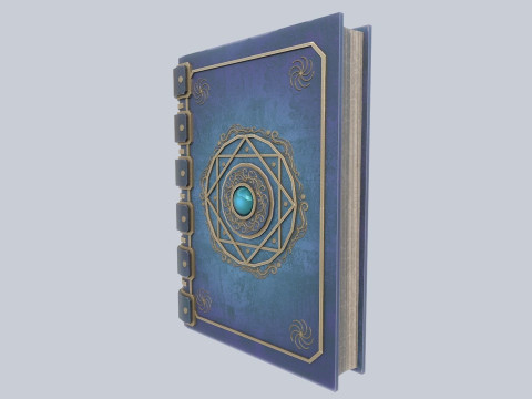 Fantasy book Modèle 3D
