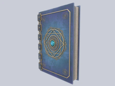Fantasy book 3D Model