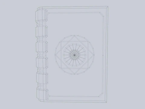 Fantasy book 3D Model