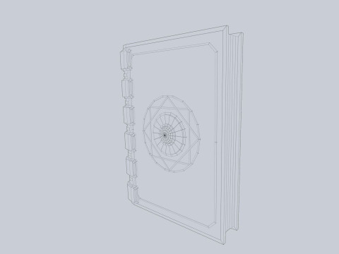 Fantasy book Modèle 3D