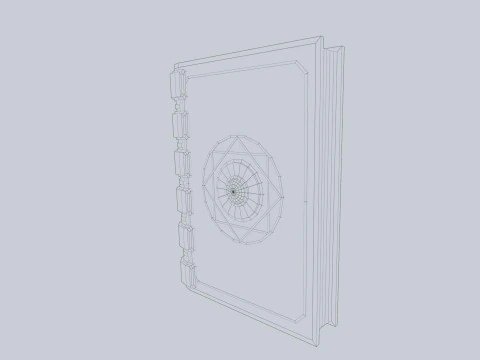 Fantasy book 3D Model