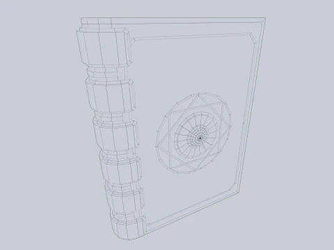 Fantasy book 3D Model