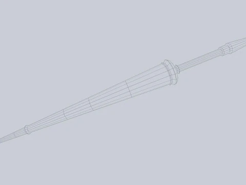 Fantasy lance 3D Model