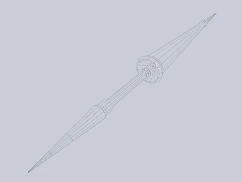 Fantasy lance 3D Model