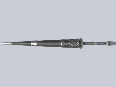 Fantasy lance 3D Model