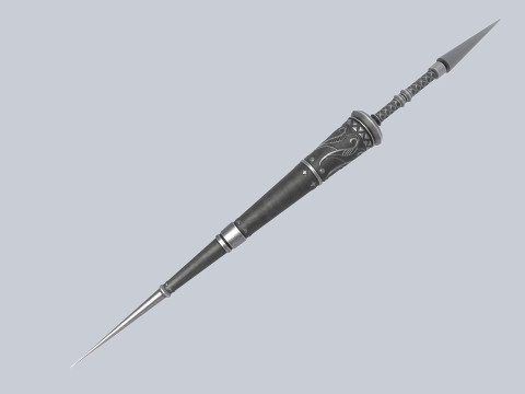 Fantasy lance 3D Model