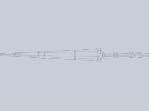 Fantasy lance 3D Model