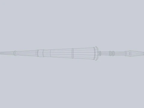 Fantasy lance 3D Model