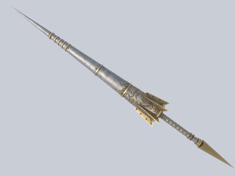 Fantasy lance 3D Model