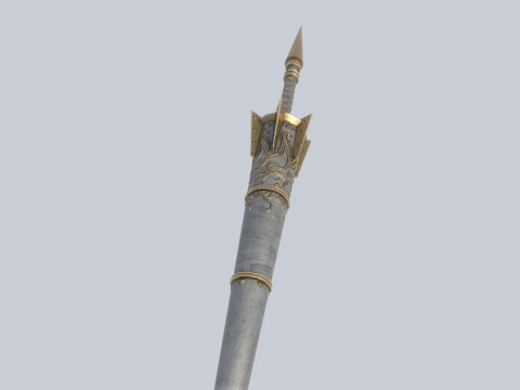Fantasy lance 3D-Modell