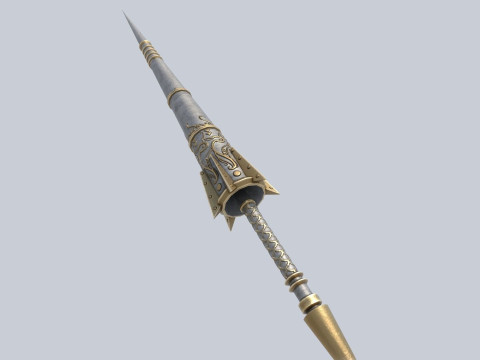 Fantasy lance 3D-Modell
