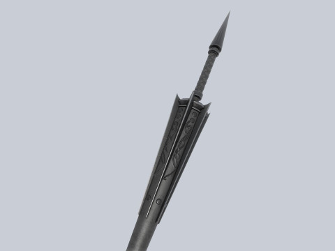 Fantasy lance 3D 模型