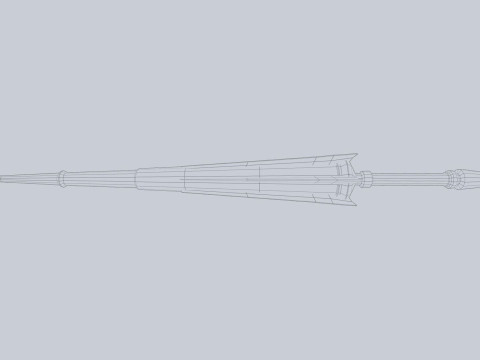 Fantasy lance 3D 模型