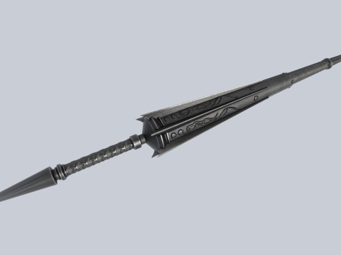 Fantasy lance 3D 模型