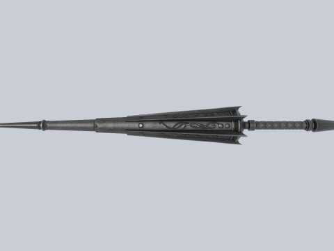 Fantasy lance 3D 模型