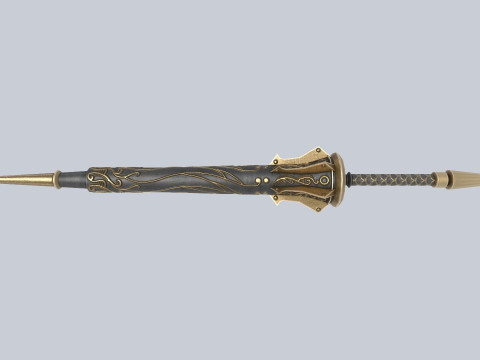 Fantasy lance Modello 3D