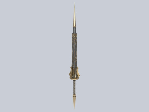 Fantasy lance Modello 3D