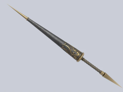 Fantasy lance collection 3D Model
