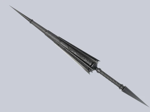 Fantasy lance collection 3D Model