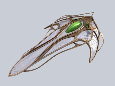 Alien spacecraft Modelo 3D