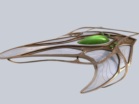 Alien spacecraft 3D 모델