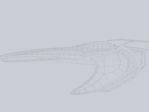 Alien spacecraft 3D 모델