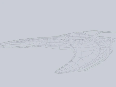 Veicolo spaziale alieno Modello 3D