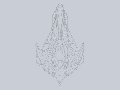 Alien spacecraft 3D 모델
