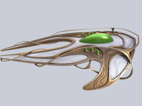 Veicolo spaziale alieno Modello 3D