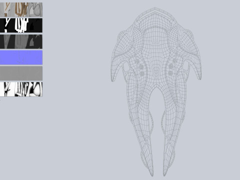 Alien spacecraft 3D 모델