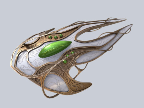 Alien spacecraft 3D 모델