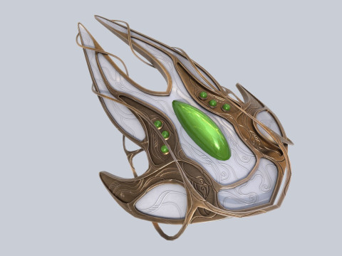 Alien spacecraft 3D 모델