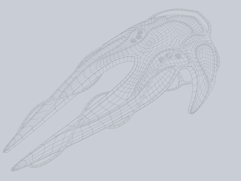 Alien spacecraft 3D 모델