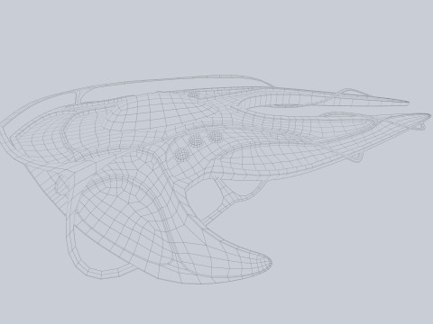 Alien spacecraft 3D 모델