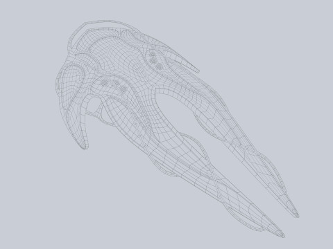 Alien spacecraft 3D 모델